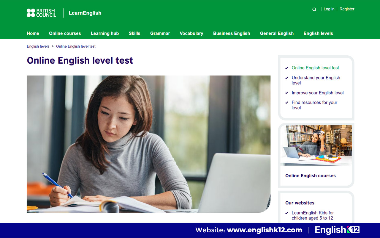 British Council English Level Test