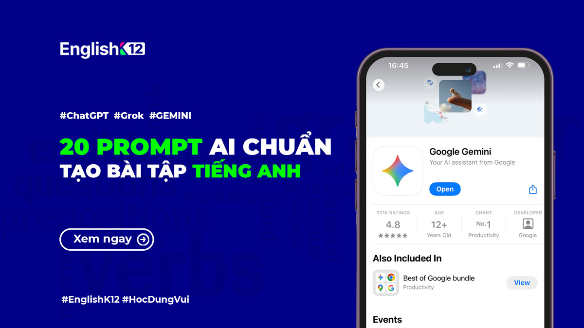 20 Prompt tạo bài tập tiếng Anh dành cho giáo viên [Ví dụ]